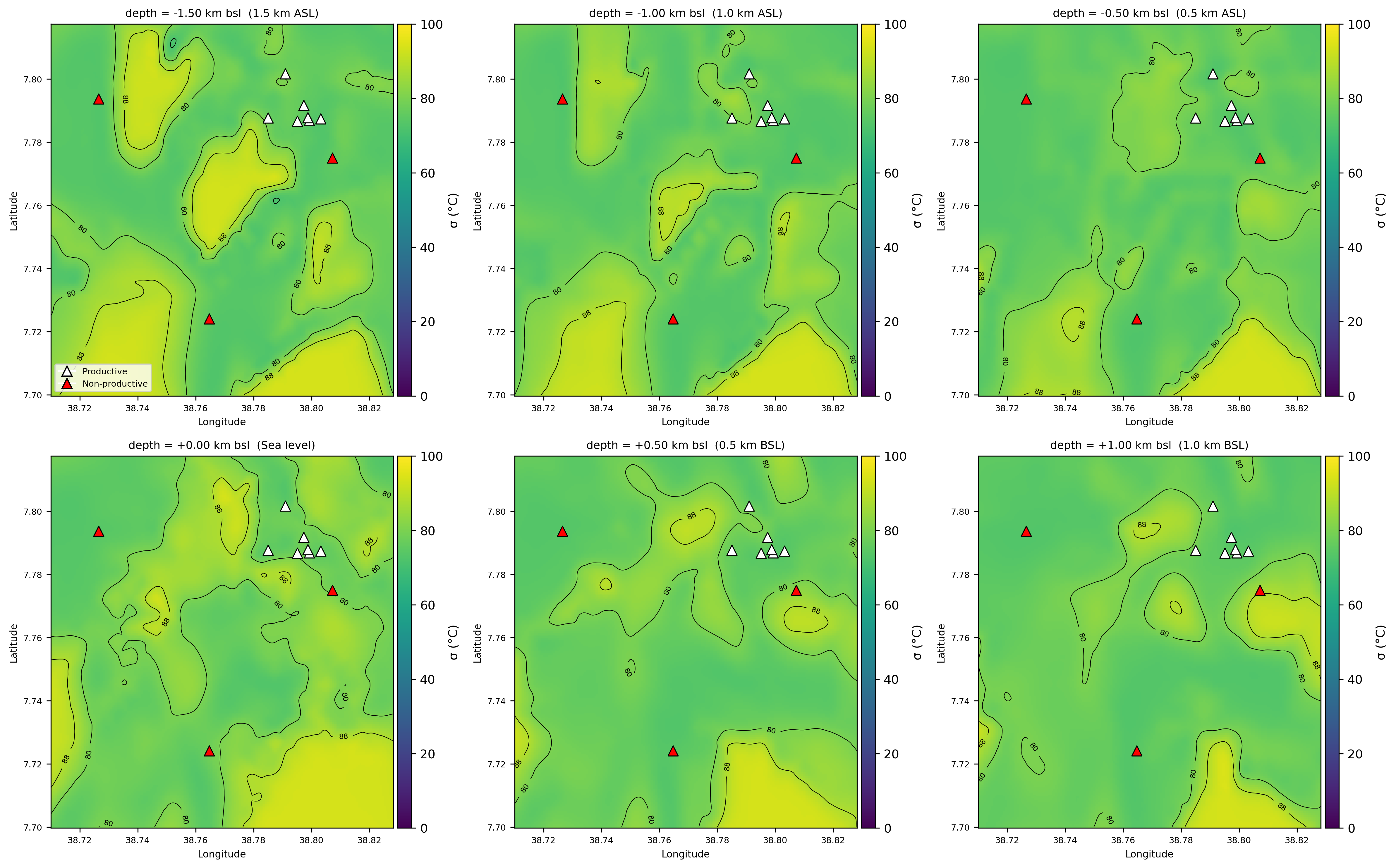 Seismic events in 3d space